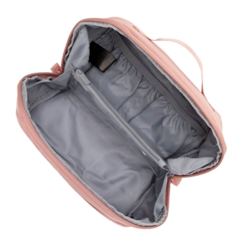 Kosmetyczki Kosmetyczka podróżna dwukomorowa Pink 0,14 kg