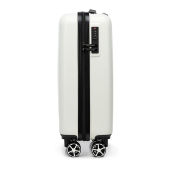 Walizki Walizka kabinowa z ABS-u z tłoczonym logo White 34 l
