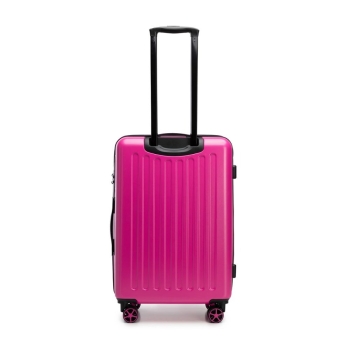 Walizki Średnia walizka z ABS-u z tłoczonym logo Magenta 65 l