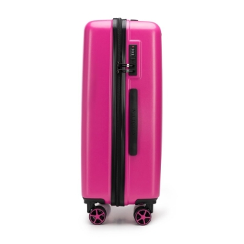 Walizki Średnia walizka z ABS-u z tłoczonym logo Magenta 65 l