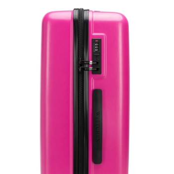 Walizki Średnia walizka z ABS-u z tłoczonym logo Magenta 65 l