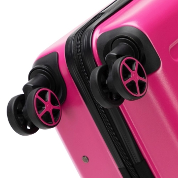 Walizki Średnia walizka z ABS-u z tłoczonym logo Magenta 65 l
