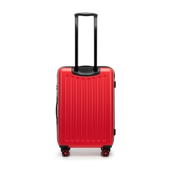 Walizki Średnia walizka z ABS-u z tłoczonym logo Red 65 l