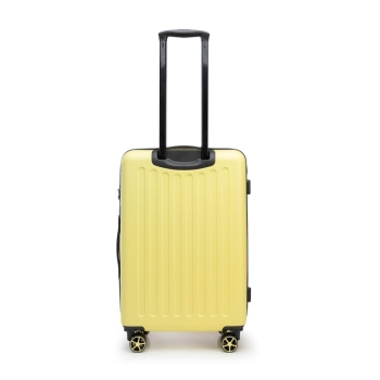 Walizki Średnia walizka z ABS-u z tłoczonym logo Yellow 65 l