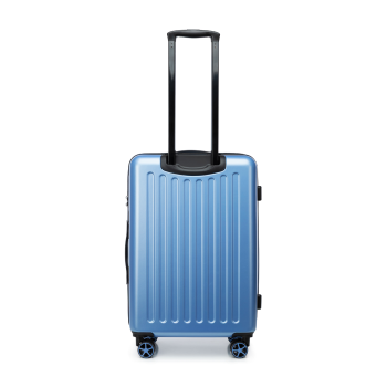 Walizki Średnia walizka z ABS-u z tłoczonym logo Blue 65 l