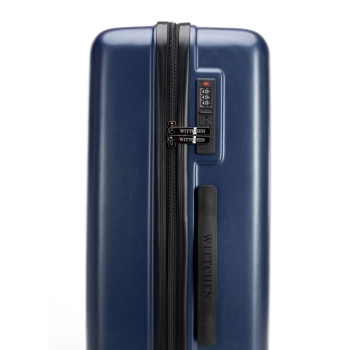 Walizki Średnia walizka z ABS-u z tłoczonym logo Navy 65 l