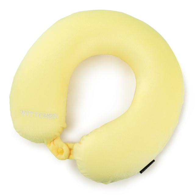Poduszki podróżne Poduszka podróżna rogal prosta Yellow Yellow