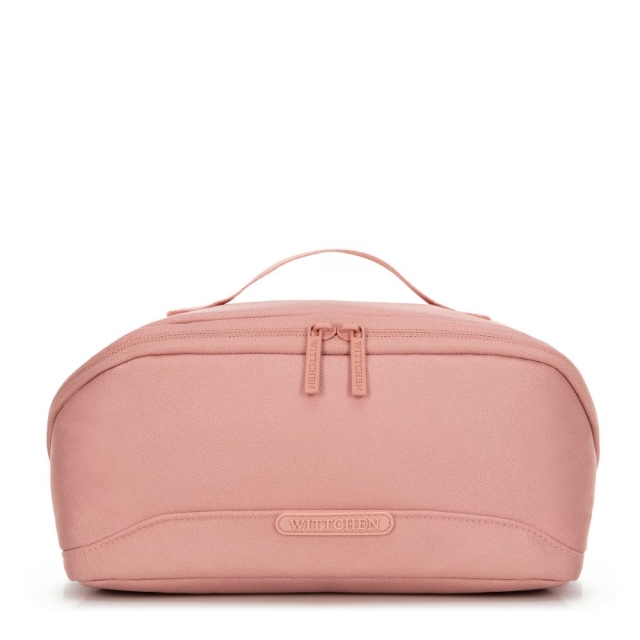 Kosmetyczki Kosmetyczka podróżna dwukomorowa Pink 0,14 kg
