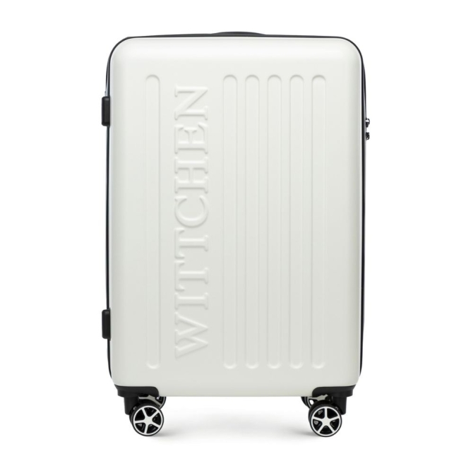 Walizki Średnia walizka URBAN LINE White 65 l