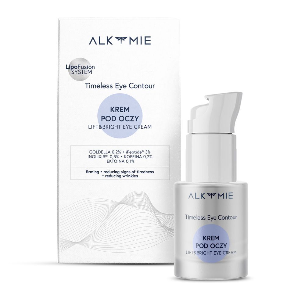 Alkmie Timeless Eye Contour Lift&Bright Eye Cream — Inhaltsstoffe i ocena