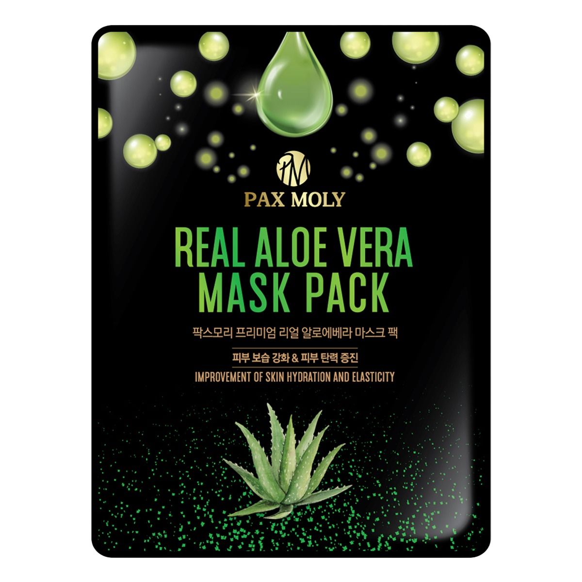 Pax Moly Real Aloe Vera Tuchmaske feuchtigkeitsspendend-beruhigend — Inhaltsstoffe und Bewertung
