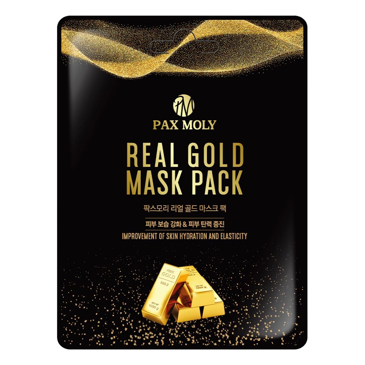Pax Moly Real Gold Tuchmaske feuchtigkeitsspendend-straffend — Inhaltsstoffe und Bewertung