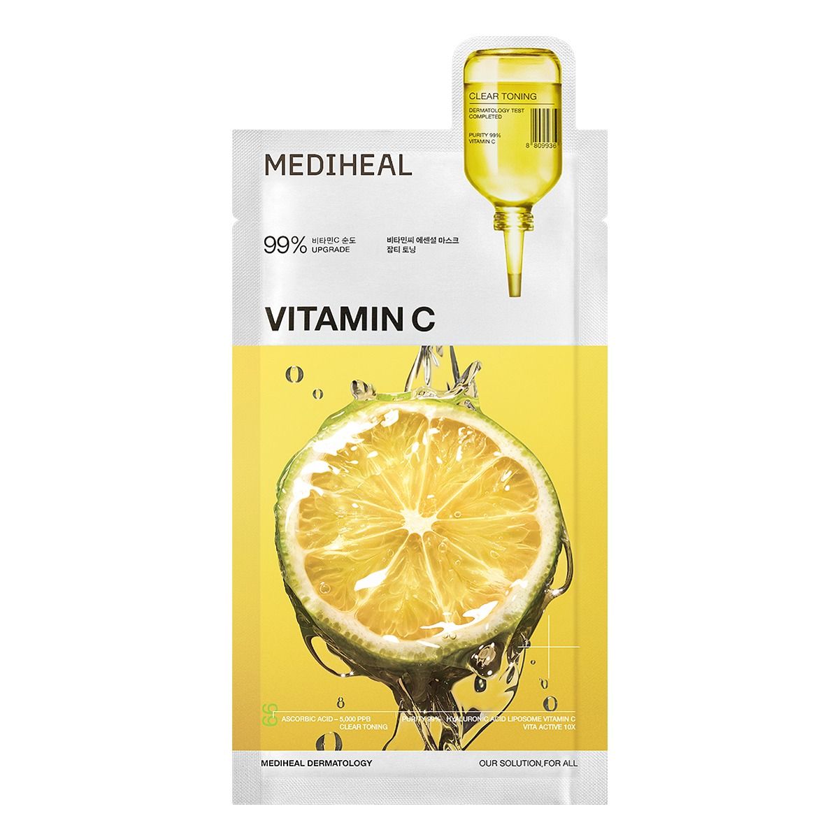 Mediheal Vitamin C Essential Mask Clear Toning — Inhaltsstoffe und Bewertung