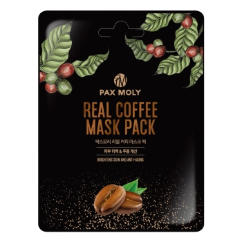 Maseczki w płachcie Real Coffee Maska w płachcie odmładzająco-rozświetlająca 25 ml