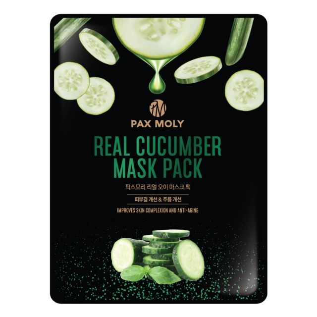 Maseczki w płachcie Real Cucumber Maska w płachcie odświeżająco-łagodząca 25 ml