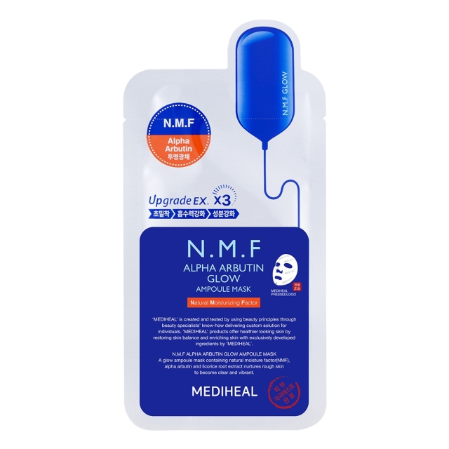 Maseczki w płachcie N.M.F Alpha Arbutin Glow Ampoule Mask 27 l