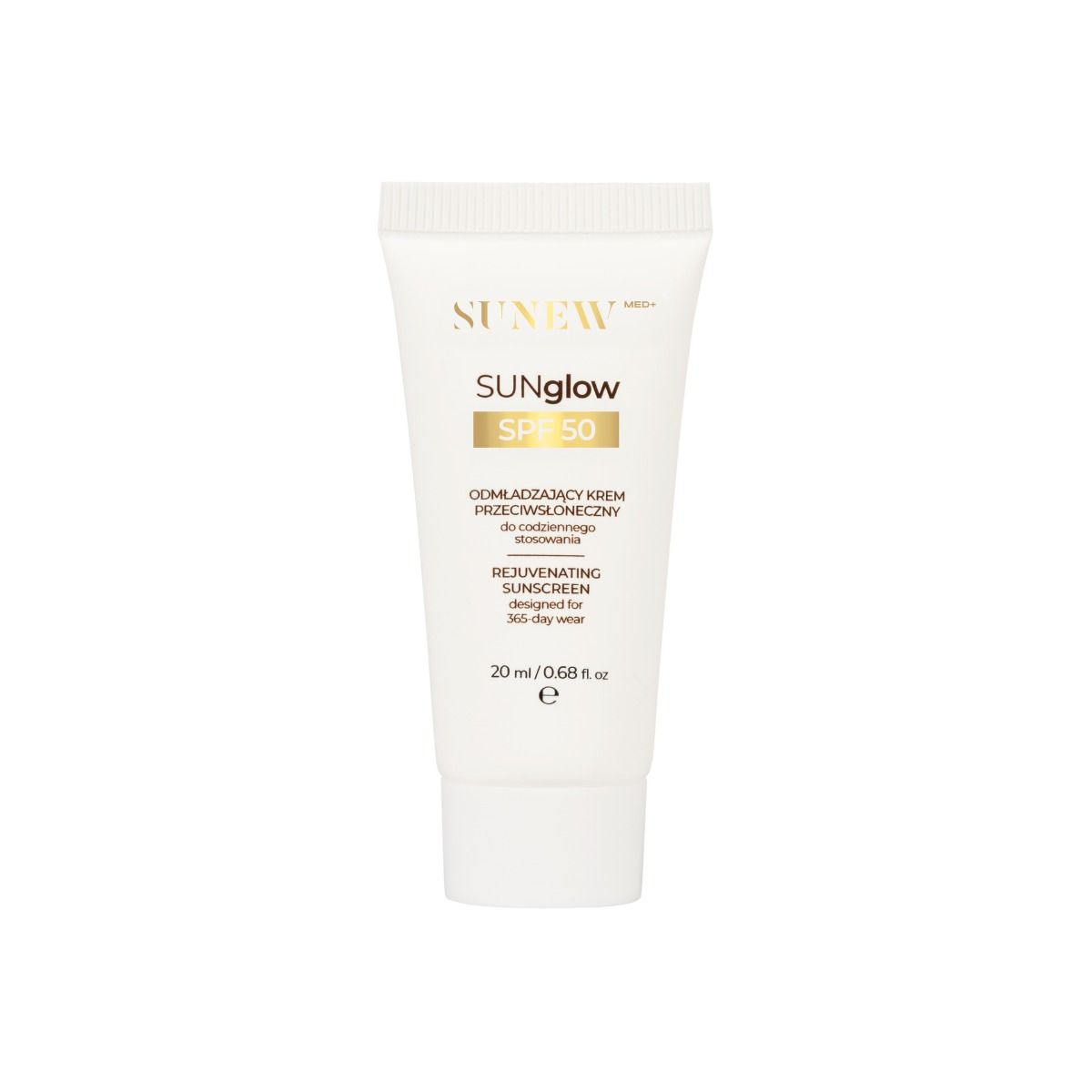 SunewMed+ SUNglow SPF 50 verjüngend Sonnencreme für die tägliche Anwendung — Inhaltsstoffe i ocena