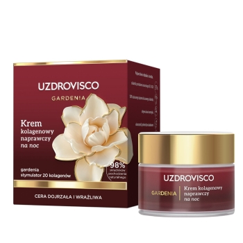 Kremy na noc Gardenia Krem kolagenowy naprawczy na noc 50 ml