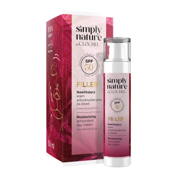 Kremy na dzień Simply Nature FILLER Moisturizing Anti-Wrinkle Day Cream SPF 30 50 ml