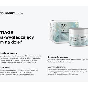 Kremy na dzień Simply Nature Ultra-smoothing Day Cream 50 ml