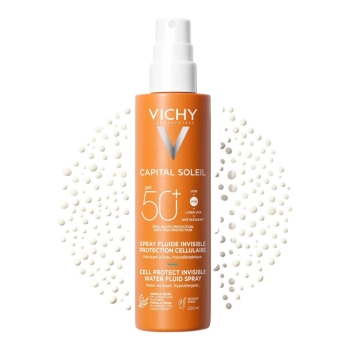 Spraye i mgiełki do opalania Capital Soleil Cell Protect UV SPF 50+ 200 ml