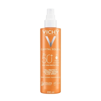 Spraye i mgiełki do opalania Capital Soleil Cell Protect UV SPF 50+ 200 ml