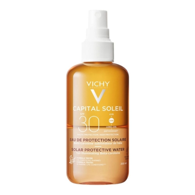 Spraye i mgiełki do opalania Capital Soleil Solar Protective Water SPF 30 200 ml