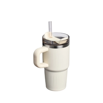 Kubki termiczne Quencher H2.0 Fluted Cream Gloss 600 ml