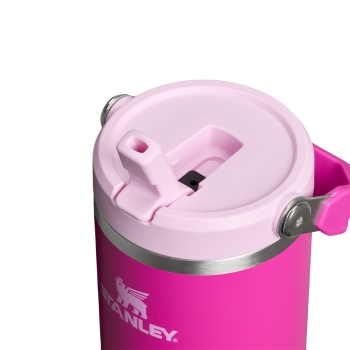 Kubki termiczne The IceFlow Flip Straw 2.0 Violet Blossom 890 ml