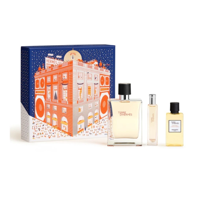 Zestaw prezentowy dla niego Terre d'Hermès Eau de Toilette Set  | Aelia Duty Free Zestaw prezentowy dla niego Terre d'Hermès Eau de Toilette Set