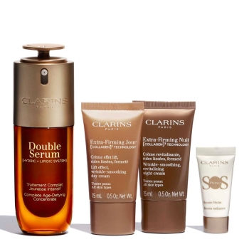 Zestaw do pielęgnacji twarzy dla niej Double Serum & Extra Firming Gift Set 