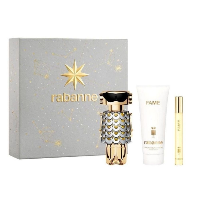 Zestaw prezentowy dla niej Fame Eau de Parfum Gift Set  | Aelia Duty Free Zestaw prezentowy dla niej Fame Eau de Parfum Gift Set