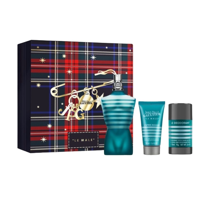 Zestaw prezentowy dla niego Le Male Eau de Toilette Gift Set  | Aelia Duty Free Zestaw prezentowy dla niego Le Male Eau de Toilette Gift Set