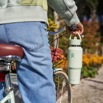 Butelki termiczne 32 Oz Wide Flex Straw Travel Aloe 946 ml