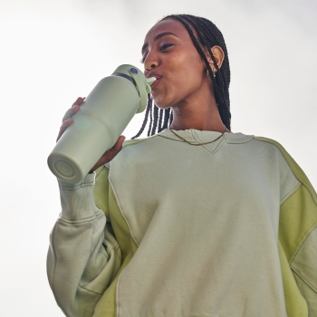 Butelki termiczne 32 Oz Wide Flex Straw Travel Aloe 946 ml