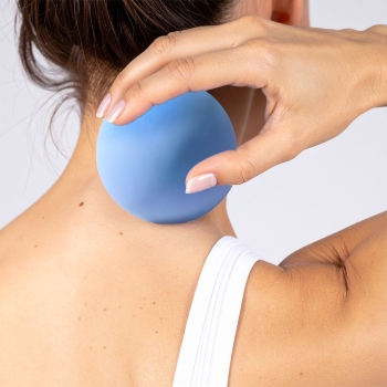 Piłki do masażu Piłka silikonowa do masażu Niebieska Niebieski