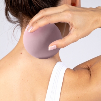 Piłki do masażu Piłka silikonowa do masażu Różowa Różowy