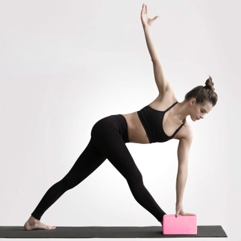 Kostki Kostka do jogi różowa Różowy