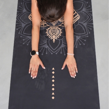 Maty do jogi Zestaw do jogi Premium Czarny Słoń Czarny słoń