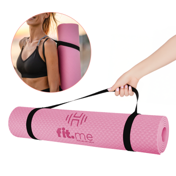 Maty do jogi Mata do Jogi i Ćwiczeń różowa Różowy