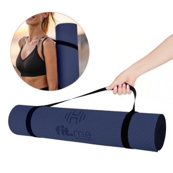 Maty do jogi Mata do Jogi i Ćwiczeń granatowa Granatowy