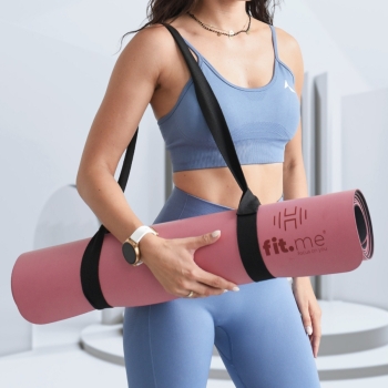 Maty do jogi Mata do jogi kauczukowa księżyc różowa Różowy