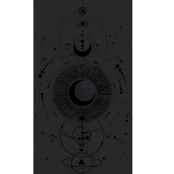 Maty do jogi Mata do jogi kauczukowa księżyc czarna Niebieski