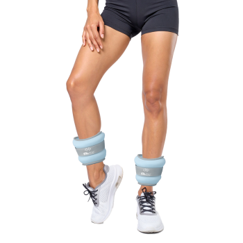 Obciążniki Obciążniki na kostki nadgarstki ręce nogi niebieskie 2×1,5kg Niebieski