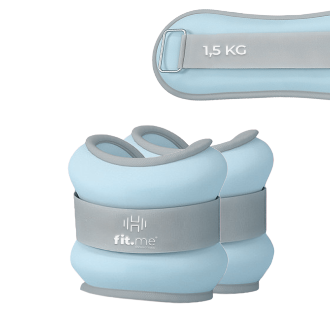 Obciążniki Obciążniki na kostki nadgarstki ręce nogi niebieskie 2×1,5kg Niebieski | Aelia Duty Free Obciążniki Obciążniki na kostki nadgarstki ręce nogi niebieskie 2×1,5kg Niebieski