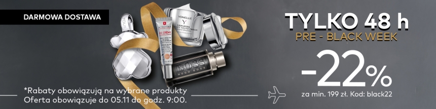 Pre-Black Week -22% na wybrane produkty