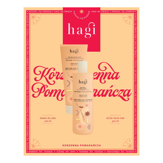 Zestaw do pielęgnacji twarzy dla niej Zestaw Korzenna Pomarańcza 
