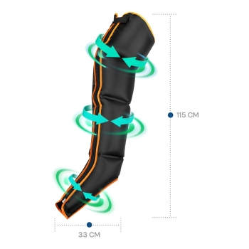 Masażery do twarzy i ciała Portia Masażer limfatyczny do nóg 