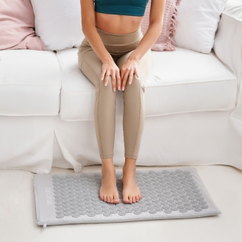 Maty do akupresury Akumata polska mata do akupresury szaro-szara szaro-szara