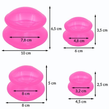 Bańki Bańki chińskie silikonowe różowe Różowy